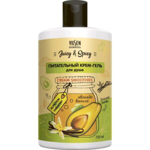 Гель-крем для душа "Авокадо и Ваниль" питательный Juicy & Spicy 700 мл 12 шт/уп