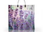 Сумка п/эт (пл. ручка)  360*340 Лаванда 100 шт/уп
