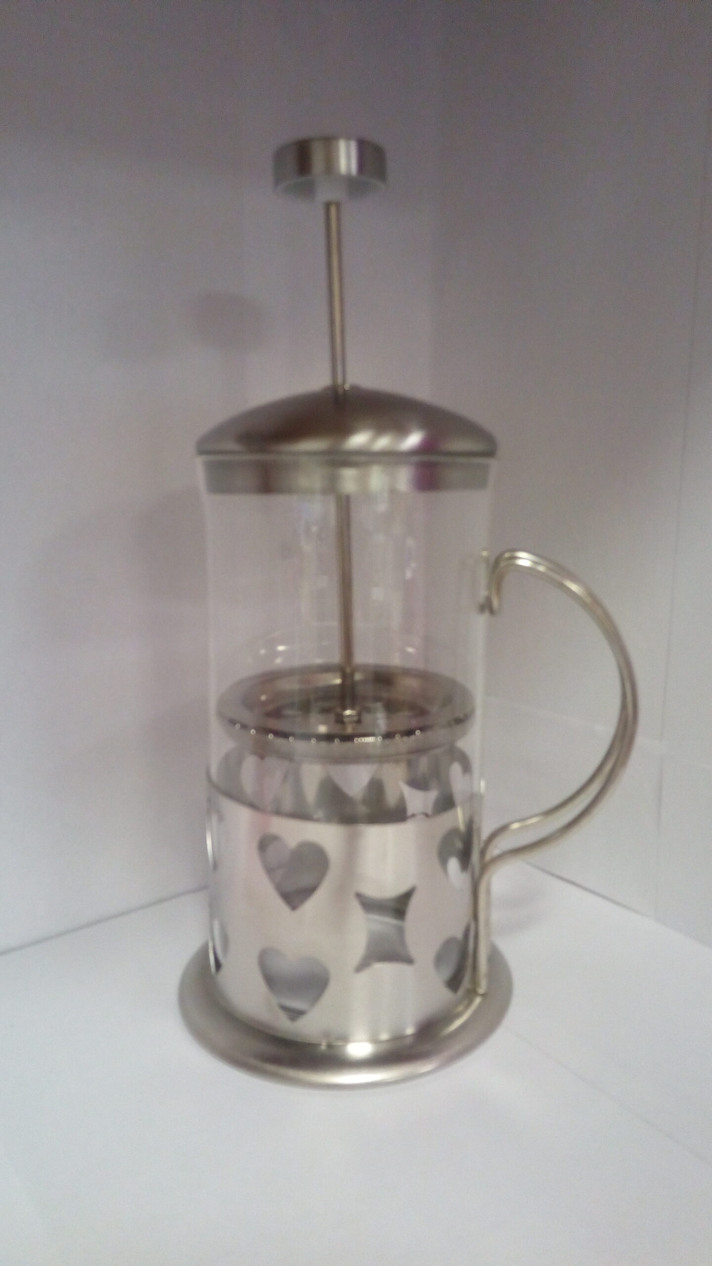 Чайник Френч-пресс металл заварочный 600 мл. 40 шт/уп S-1817