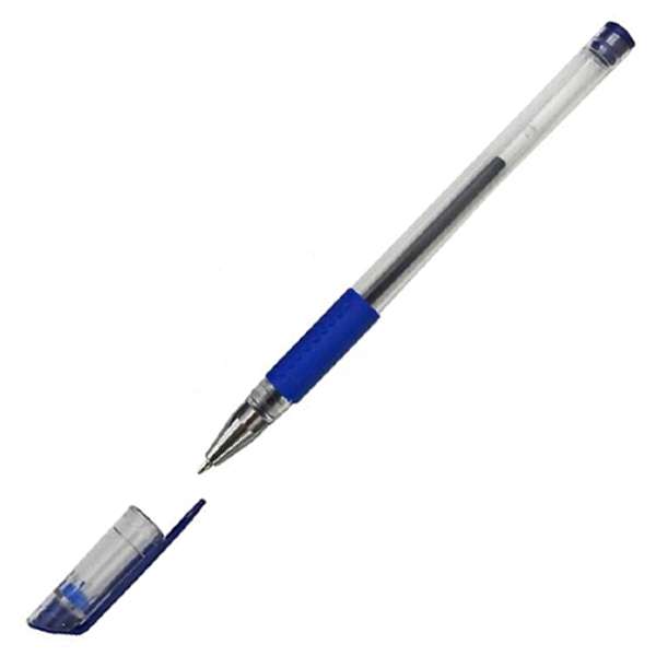 Ручка гелевая Синяя Everedy 0,7 мм с резин. грип 12 шт/уп JOSEF OTTEN 2452