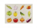 Рамка-вкладыш "Овощи", размер рамки: 29 х 21 см.MУ130038