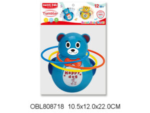 Неваляшка мишка со светом и музыкой	B804D