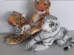 Тигр ( амурский тигр , леопард )  18*35 см ( мягкая ) 12 шт/уп
