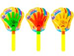 Мыльные пузыри ( рука погремушка  3 цвета ) 24 шт/уп