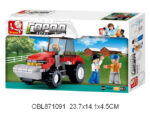 Конструктор Sluban трактор 103 дет. русск.яз № M38-B0556