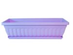 Ящик балконный для цветов с под. сирененый  34 шт/уп