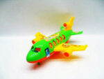 Самолет инерц.в слюде 3 цвета 23,5*1,0*23,0 см Арт.128