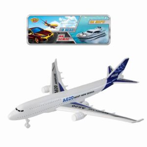 Самолёт инерц. складной, длина самолёта: 31 см.  в/п 16*38 см. M0467