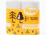 Полотенце Флора 2-х сл 2 рул. 12 шт/уп