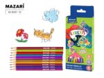 Карандаши цветные CIRCUS 12 цветов 12 шт/уп М-6187-12
