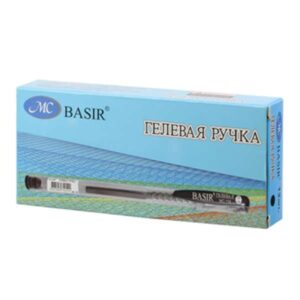 Ручка гелевая черная Basir Miraculous 0,5 мм 12 шт/уп МС-118 — изображение 2