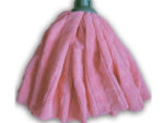 Насадка для швабры "Умничка" Юбка розовая (Микрофибра) 50 шт/уп М-150/С
