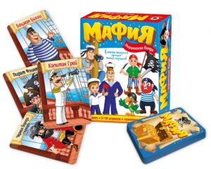 Игра "Детская Мафия" Пиратская банда, 17*13,8*4 см.03726/PC