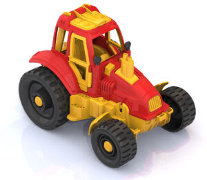 Трактор 24.5x16.5x17.5 см № 395 / Код 9714 НордПласт