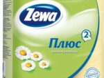 Туалетная бумага ЗЕВА ПЛЮС ромашка 2-х сл. 4-х рул
