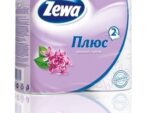 Туалетная бумага  ЗЕВА ПЛЮС сирень 2-х сл. 4-х рул