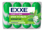 Крем+мыло EXXE 1+1 "Зеленый чай" 4шт*90г  (ЗЕЛЕНОЕ) 12 шт/уп