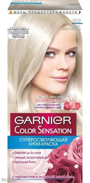 910 Гаренье Color Sensation Пепельно платиновый блонд  12 шт/уп