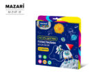 Пластилин восковой флуоресцентный 12 цветов, 180 гсо стеком19 шт/уп М-2147-12
