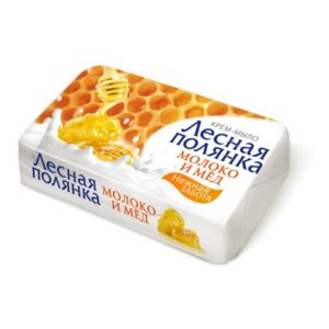 Мыло-крем Лесная полянка Молоко и мед 90 гр 104 шт/уп 1099-2