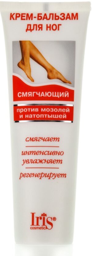 Крем-бальзам для ног смягчающий против мозолей и натоптышей 100 мл 40 шт/уп