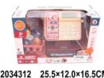 Касса магазина+весы+сканер+товары в корзине коробка 25,5*12*16,5см 2034312