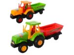 Машина инерц. трактор с прицепом 3 цвета DS480-1