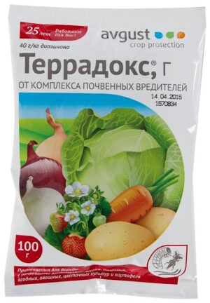 Террадокс от комплекса почвенных вредителей 100 гр 70 шт/уп
