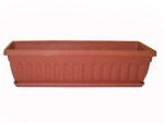 Ящик балконный для цветов с под. терракотовый  34 шт/уп