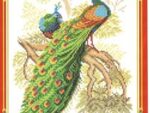 Вышивка крестом Павлины 614 размер 19*24 см