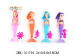 Кукла русалка 4 цвета № 189-С2/135707