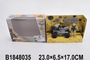 Набор "Военный" в комп. квадроцикл, солдатик, в/к 23*6,5*17 см. 1848035