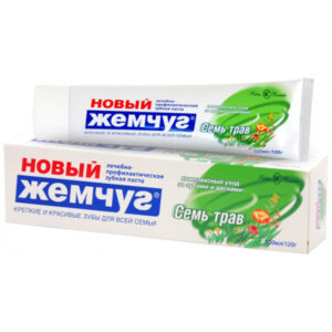 Новый Жемчуг з/паста 100 мл. Семь Трав в/ф  40 шт/уп