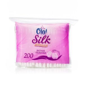 Ватные палочки Ола Silk Sence 200 шт пакет 36 шт/уп.