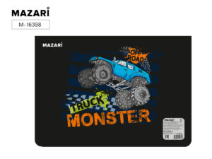 Папка для труда MONSTER TRAK А4 325*230*100 мм, пластиковая, молния сверху 40 шт/уп М-16398