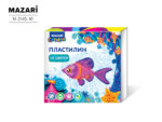 Пластилин классический 10 цв., 200г, со стеком 20 шт/уп М-2145-10