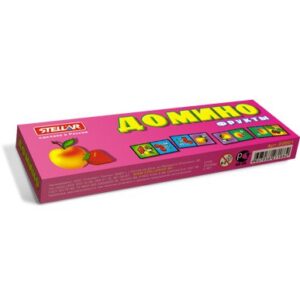 Домино № 1 "Фрукты", 19*6*2 см 00001/C