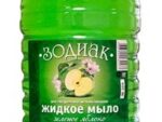 2л.Зодиак Мыло Прозрачное Жидкое  2 л Зеленое яблоко 6 шт/уп К09-01