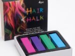 Мелки для волос 4 цвета   4614738  (розовый,фиолет,зеленый,голубой)