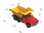 Грузовик большой "Строитель" 14.5*37 см НордПласт 147/9489