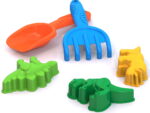Песочный набор №87 (Формочки 3 шт+ совок + грабли) № 187 / Код 9511