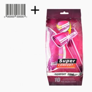 Станок однор. SUPER comfort ЖЕН. 2 лез. с увлажняющей полос 10 шт 144 шт/кор SHV02