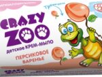 Crazy Zoo Туалетное мыло Персиковое варенье 90 гр. 72 шт/уп