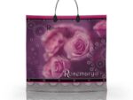 Сумка п/эт (пл. ручка)  360*340 Розмари ( розы ) 100 шт/уп
