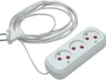 Удлинитель электр. универ. 3 м (3 розетки) ШВВП2х0,5 50 шт/уп