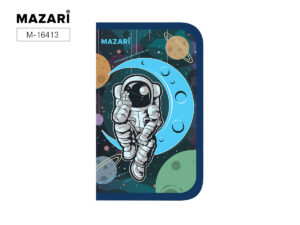 Пенал односекционный ASTRONAUT, 190х115 мм ламинированный картон 5 шт/уп M-16413