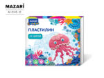 Пластилин классический 12 цв., 240г, со стеком 16 шт/уп М-2145-12