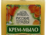 Русские травы 500 мл жидкое мыло с доз. Нежный  персик  12 шт/уп