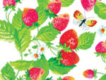 Салфетка "Новая линия" FRESCO  Земляника   2-сл 20л/пач 33*33см 20пач/уп