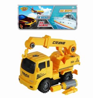 Конструктор для маленьких Грузовик с краном, в/п 19*22 см. M0024